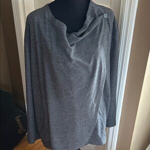Chico's Charcoal Knit Top